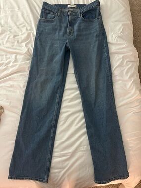 Abercrombie & Fitch High Rise 90’s Relaxed Blue Jean